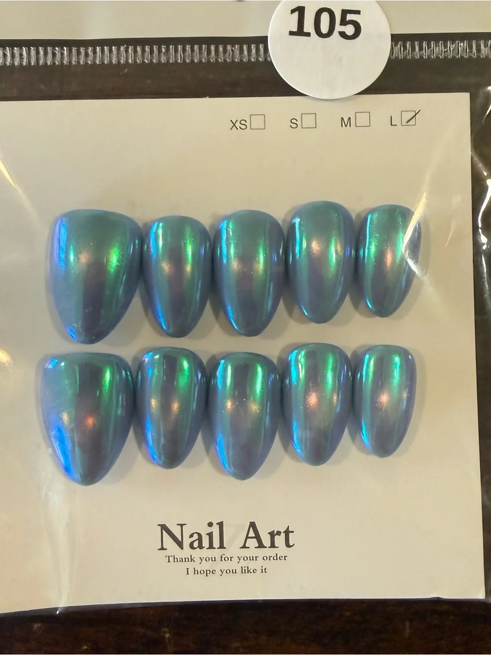 Press-On Nails, 6 Sets